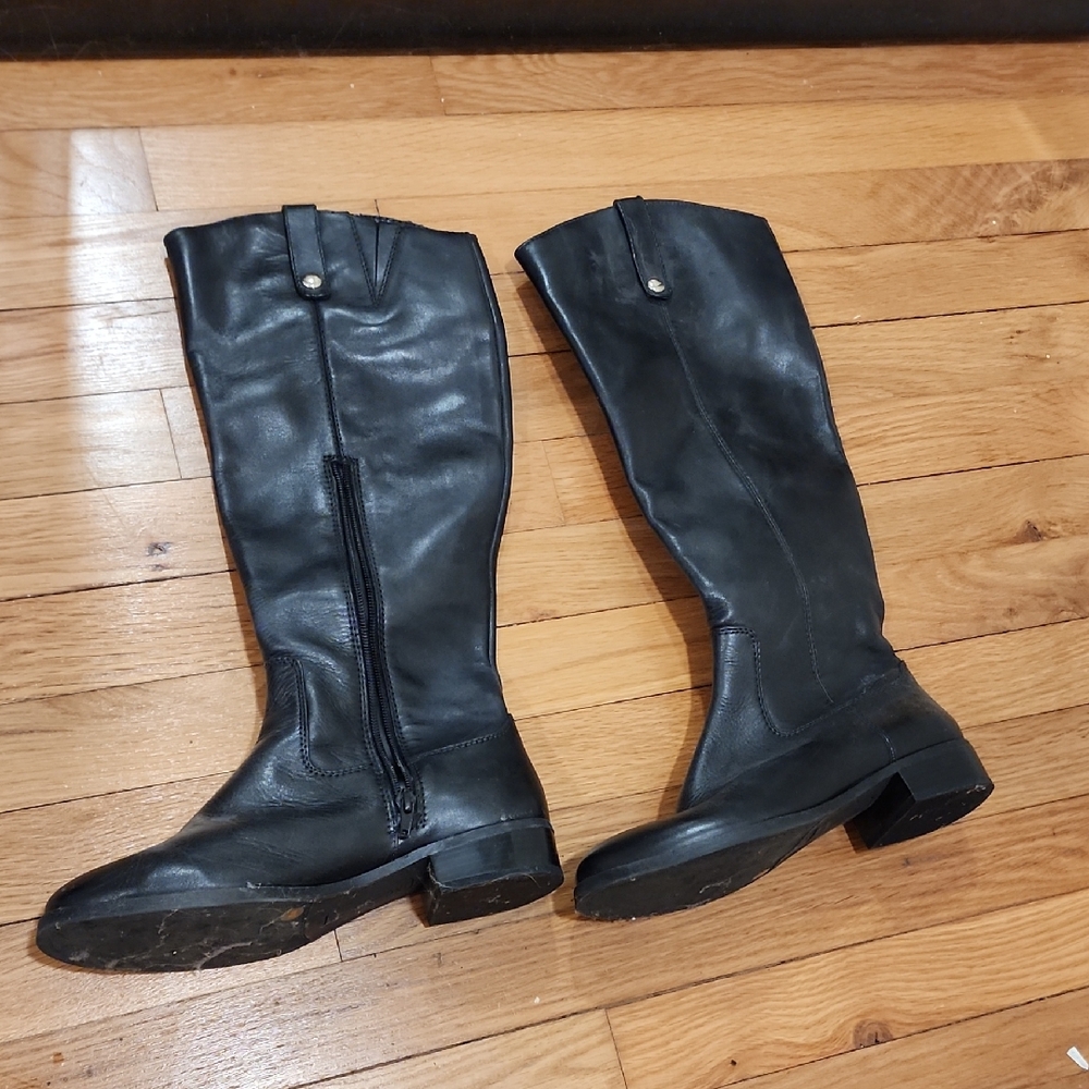 INC International Concepts Black Over the Knee Boots